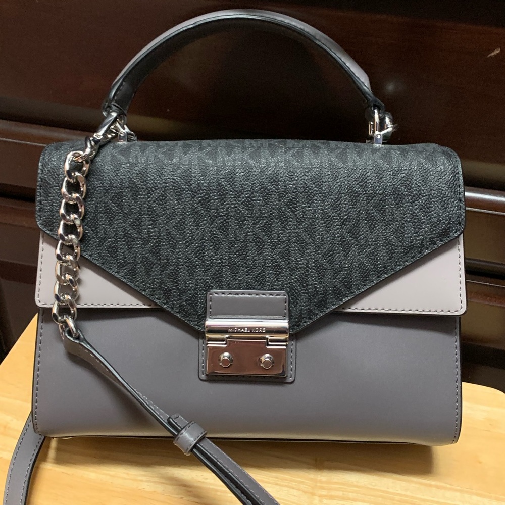 Michael Kors Double Flap Sloan Top Handle Handbag